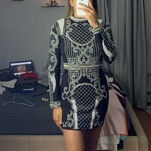 black new years dress